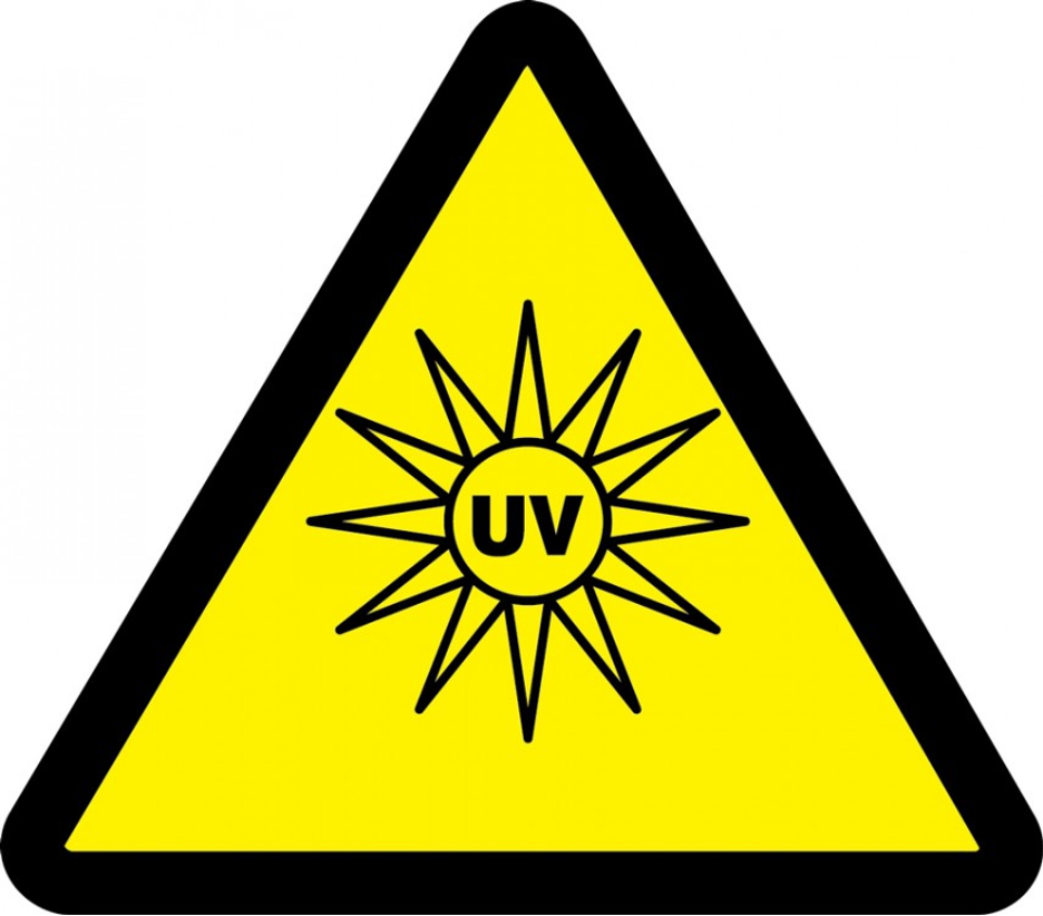 UV Light Hazard Sign